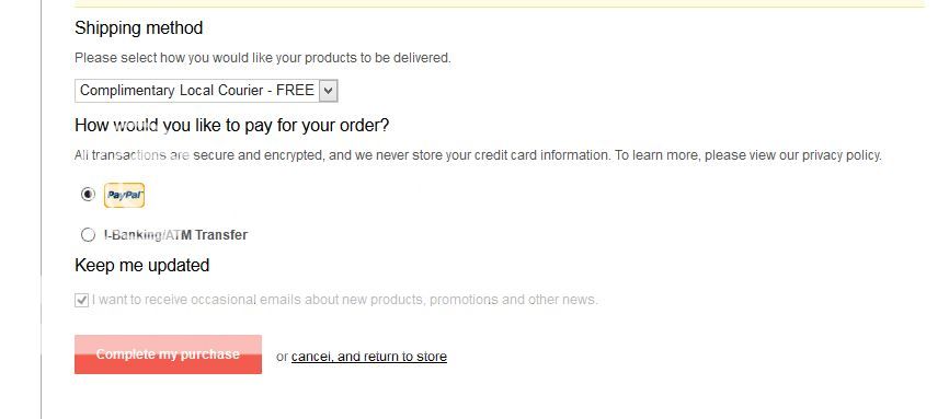 ecommerce university paypal invoice purchase descriptions